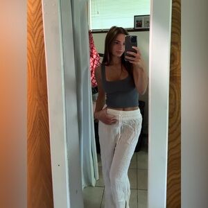 Abercrombie linen pants!! Never worn, size small, super cute!!